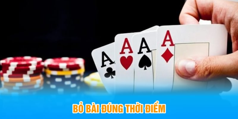 Bỏ bài đúng thời điểm
